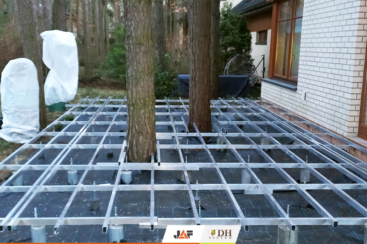 Taras z drzewami, Magdalenka