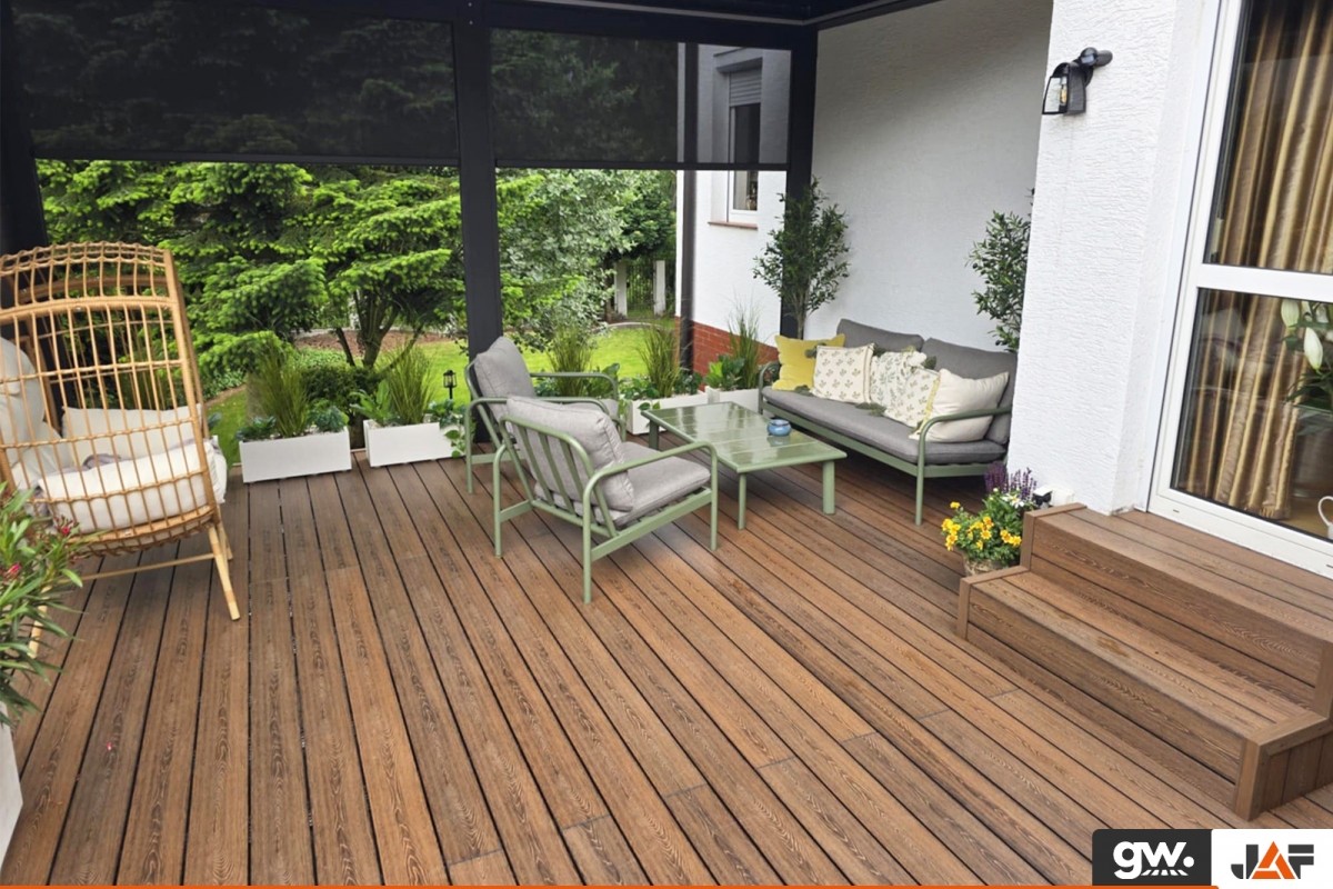 Kasztanowy Gardin Deco X