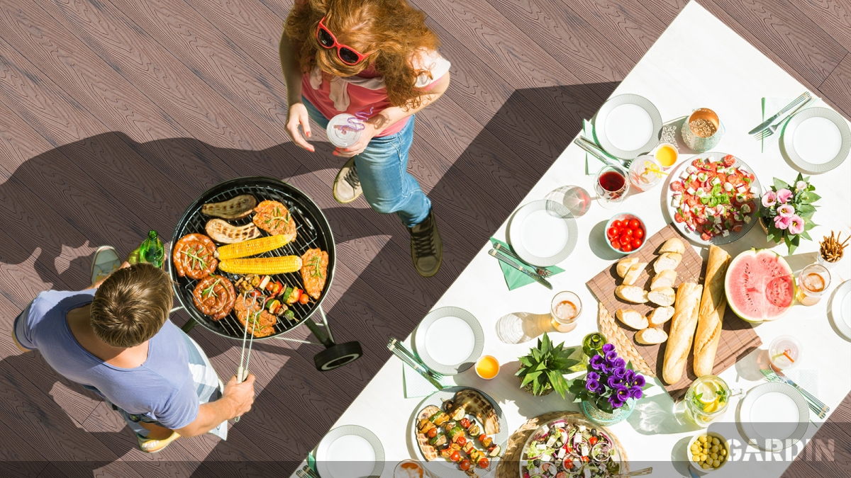 Naturalny i nowoczesny taras kompozytowy