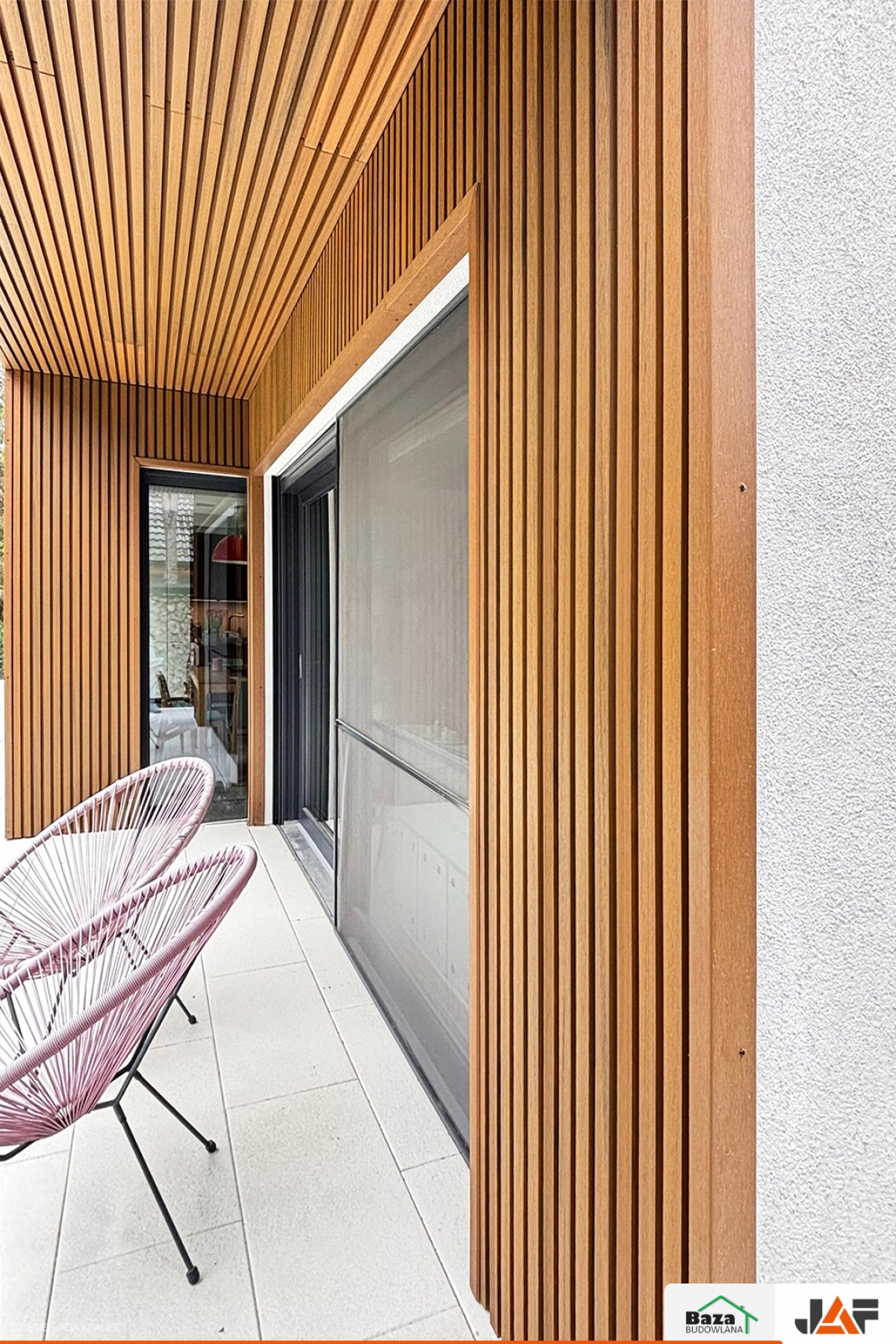 Cynamonowa elewacja Gardin Deco 2.0 Wall