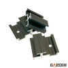 Klips aluminiowy do Gardin Deco 2.0 Wall Black bez wkrętów